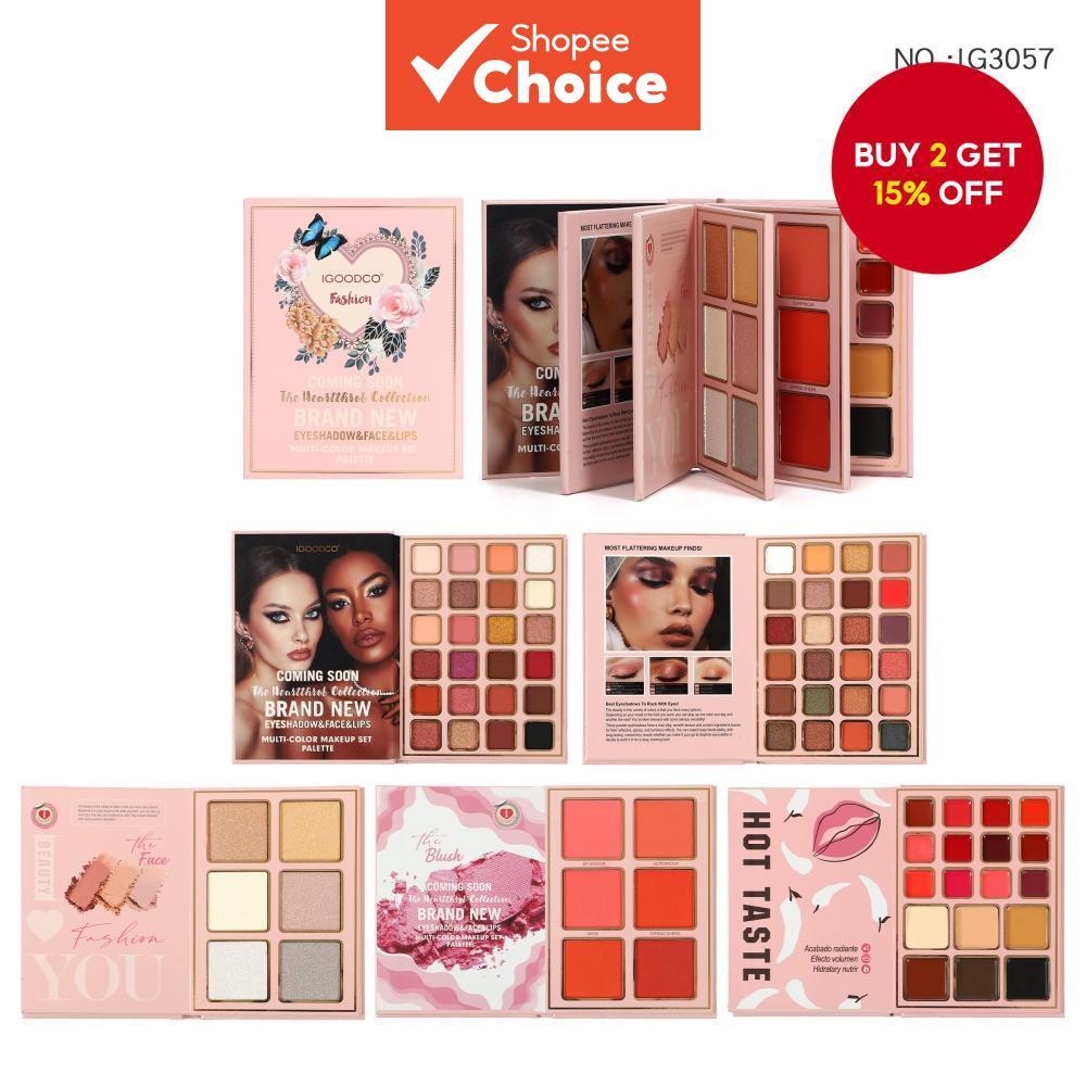  Cute Love Butterfly Flower Pattern 78 Color Pearl Matte Highlighter Blush Eyeshadow Concealer Makeup Plate Gifts