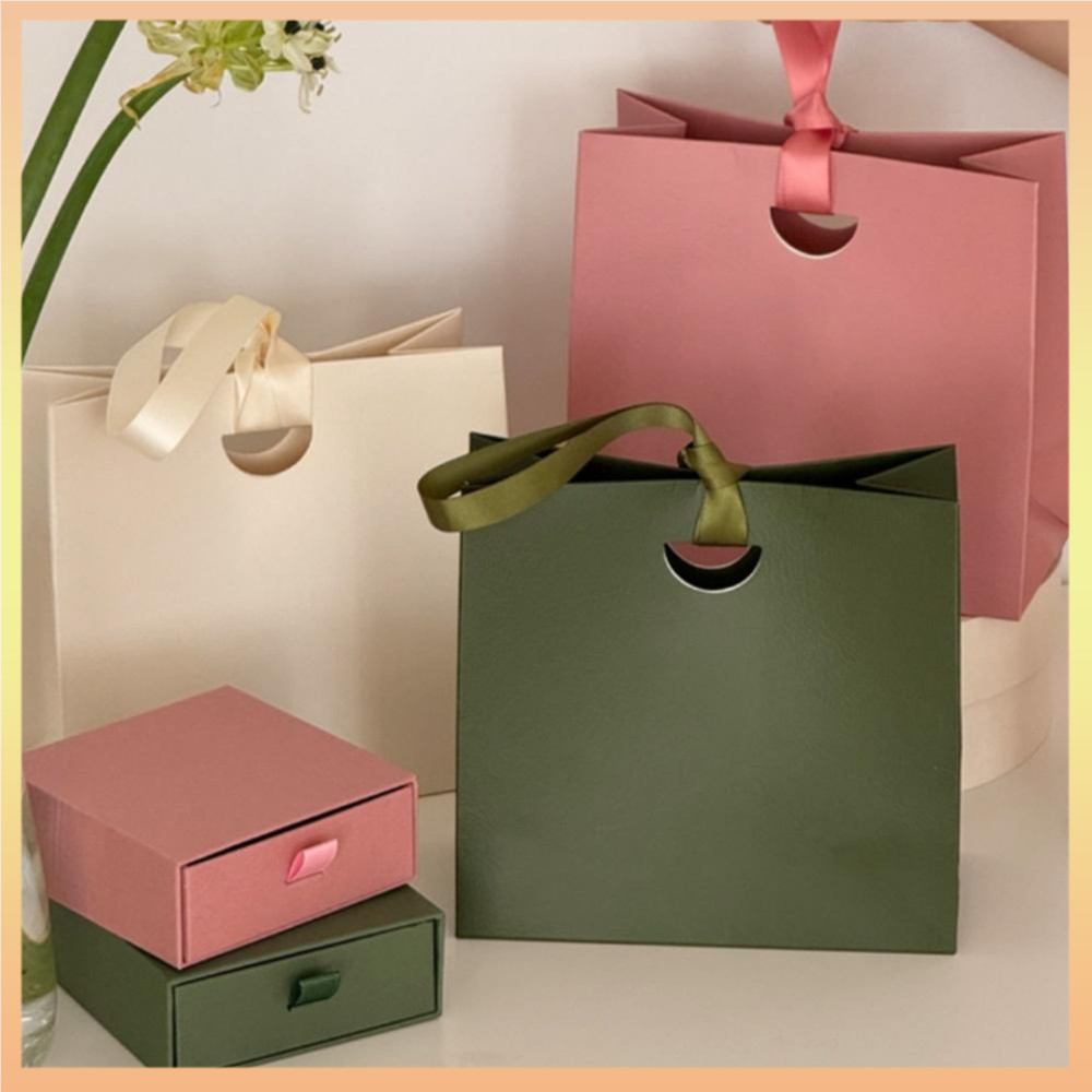 Sturdy Jewellery Packaging Tote Bag Sustainable Paper Tote Bag Elegant Lightweight For Gift Wrapping Wedding Party Jewelry Storage