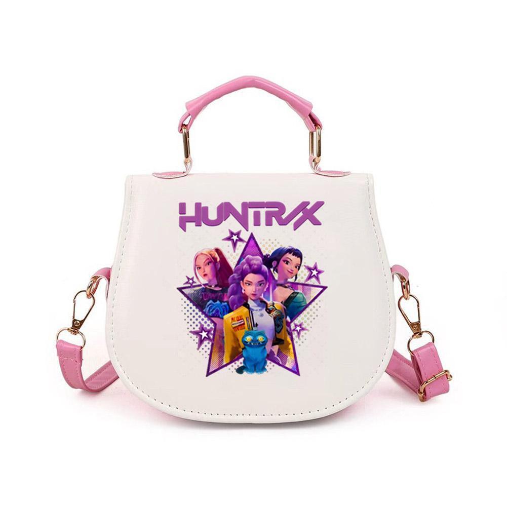 Kpop Demon Hunters Anime And Cartoon Merchandise Printed Fashion Shoulder Bag Portable Handbag Y8z1