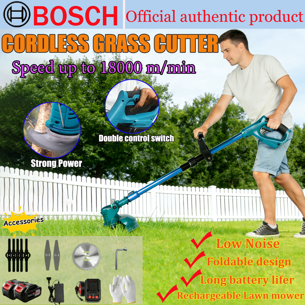【10-year warranty】Makita Mesin Rumput Bateri Cordless Grass Cutter Mesin Potong Rumput Elektrik Trimmer Rumput Bateri