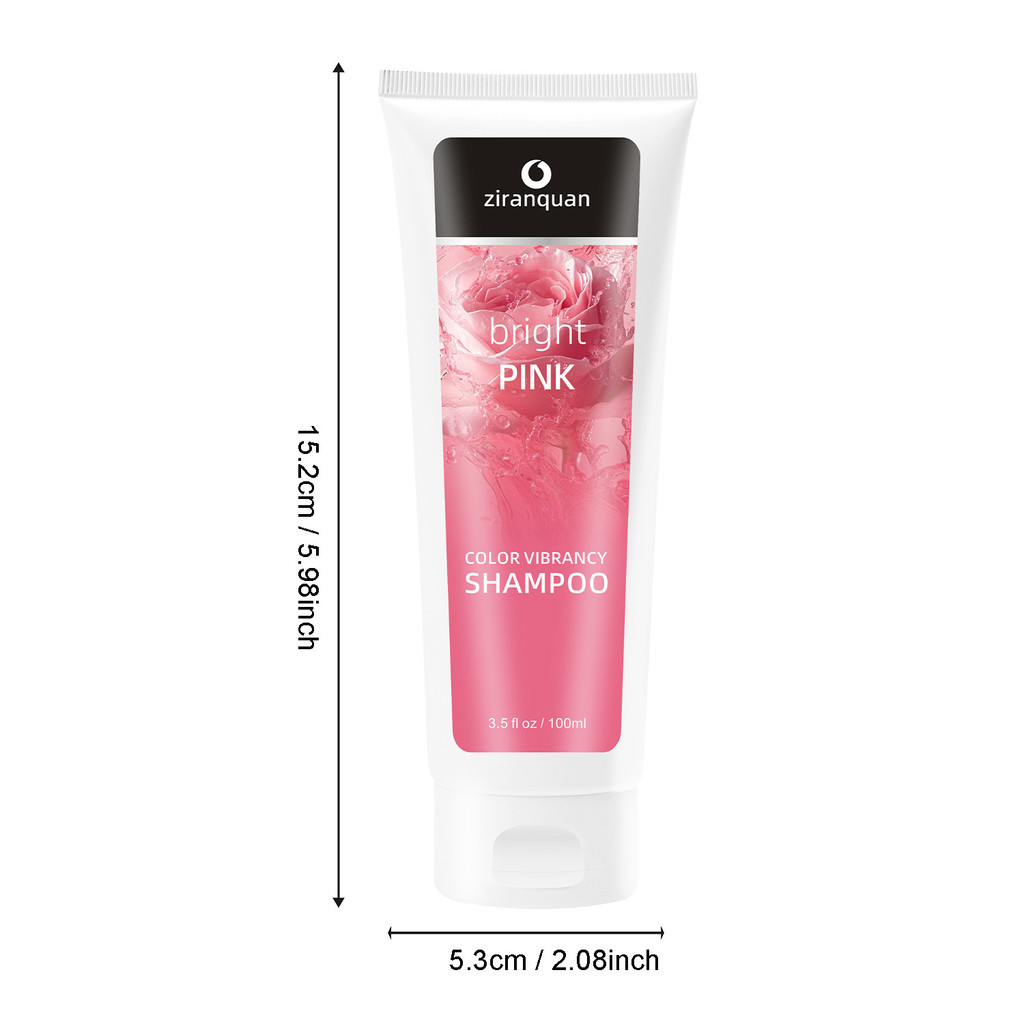 100ML Purple English Fixed Color Shampoo Red Lock Color Complementary Color Remove Hair Yellow Hair Water Hair Dye [llb]