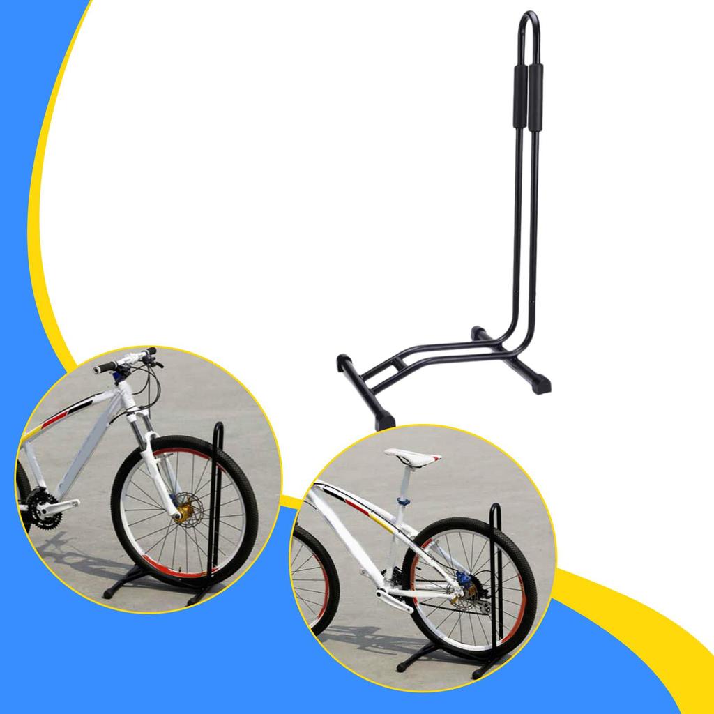 [lzdjlmy2ua] Bike Storage Rack Alloy Steel Floor Stand Universal Bicycle Holder Mountain Road Bike Rim 29 Parking Solution for Apartment