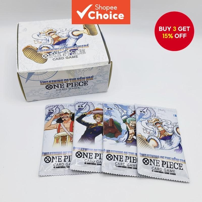 300Pcs Cards/Box One Piece Cards English Awakening Of the New Era Trading Card Game Battle Booster Toys For Boys Kids Gifts