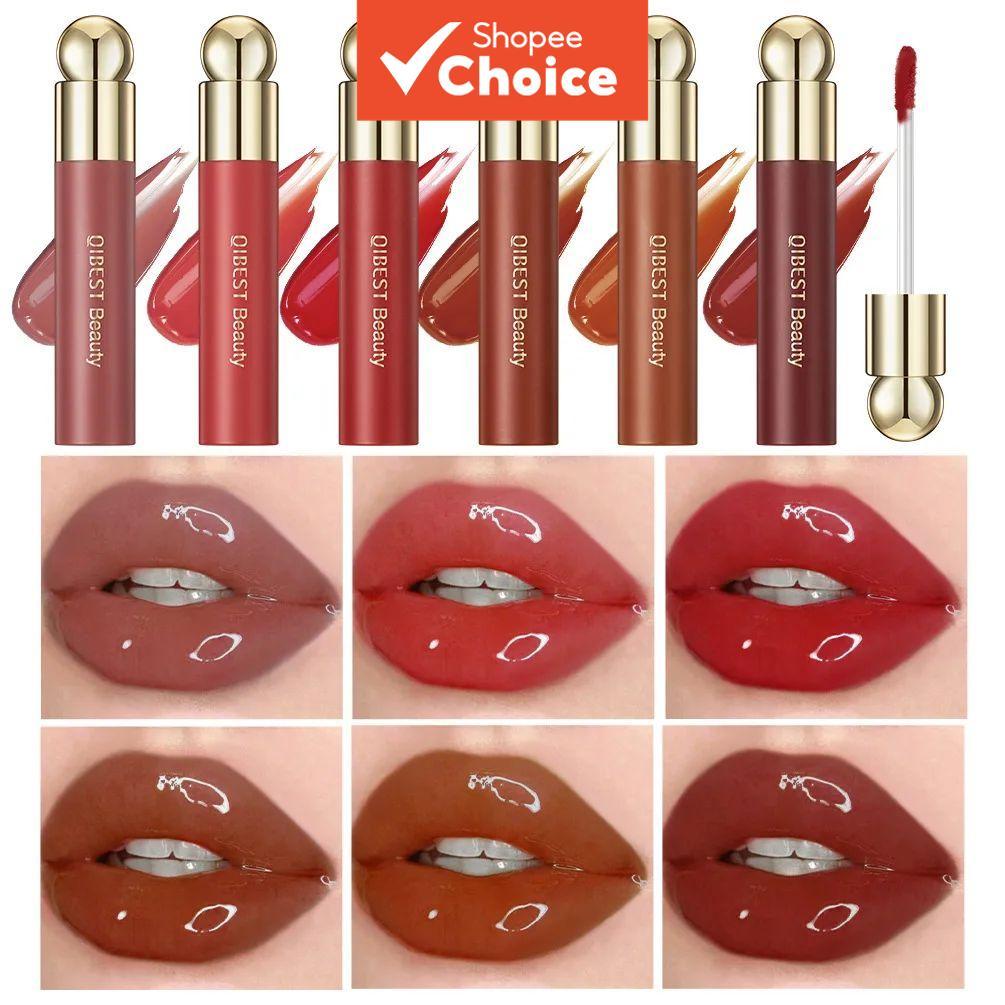 Mirror Water Light Jelly Lip Gloss Shiny Mirror Moisturizing Liquid Lipstick Glitter Li…
