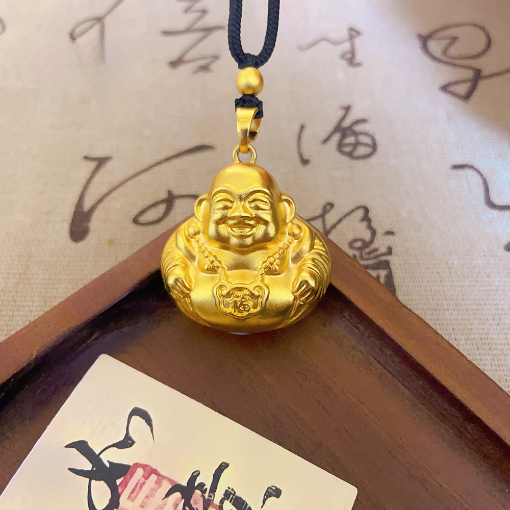 Talisman Pendant For Financial Security Nile Buddha Big Belly Buddha Blessing Pendant Fashionable Necklace for Women Men