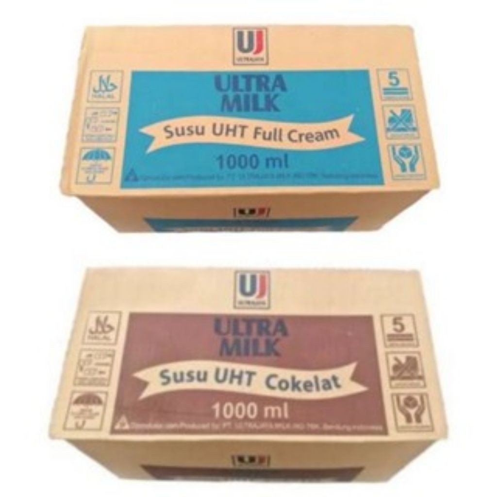 Ultra Milk Susu Uht  1000ml(Kemasan Karton)
