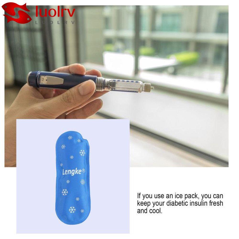 LUOLRV 3pcs Cold Gel Medicla Cooler Thermal Insulated Travel  Ice Pack