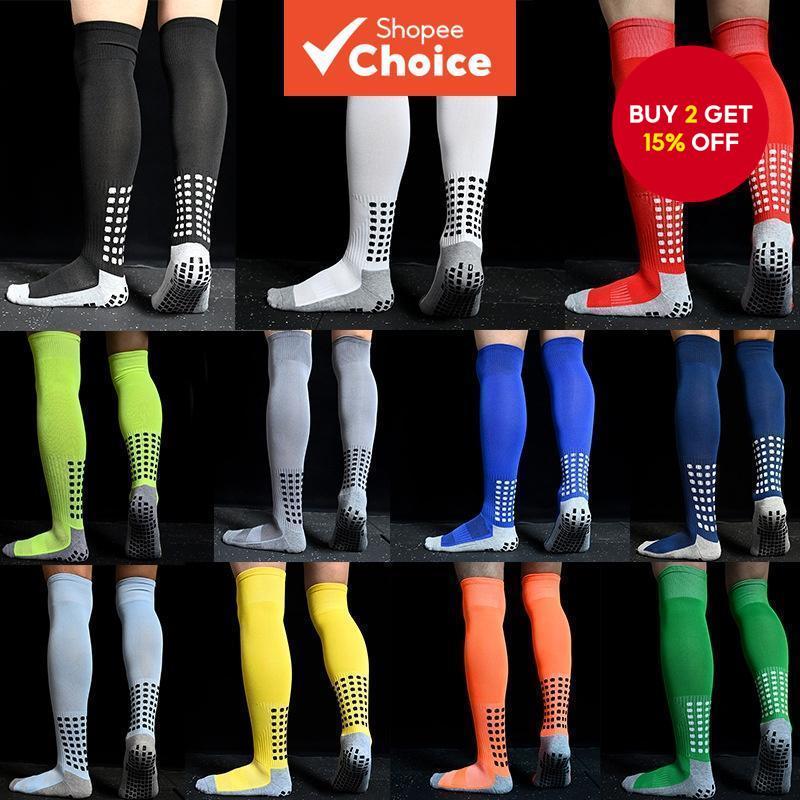 High-Quality Non-Slip Breathable Men's Knee-High Sports Socks for Summer Running & Football