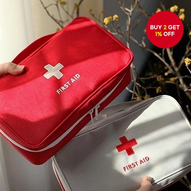 New Large Empty First Aid Kits Portable Outdoor Survival Disaster Emergency Bag with High Capacity for Home/Car Beg Kecemasan Pertolongan Cemas Besar Baru-Baru Ini, Mudah Alih untuk Kegiatan Luar, Bag untuk Bencana Gempa, Kapasiti Besar untuk Pakej