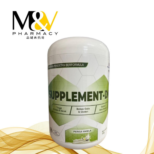 CRITICARE SUPPLEMENT-D POWDER VANILLA 400G EXP09/2027