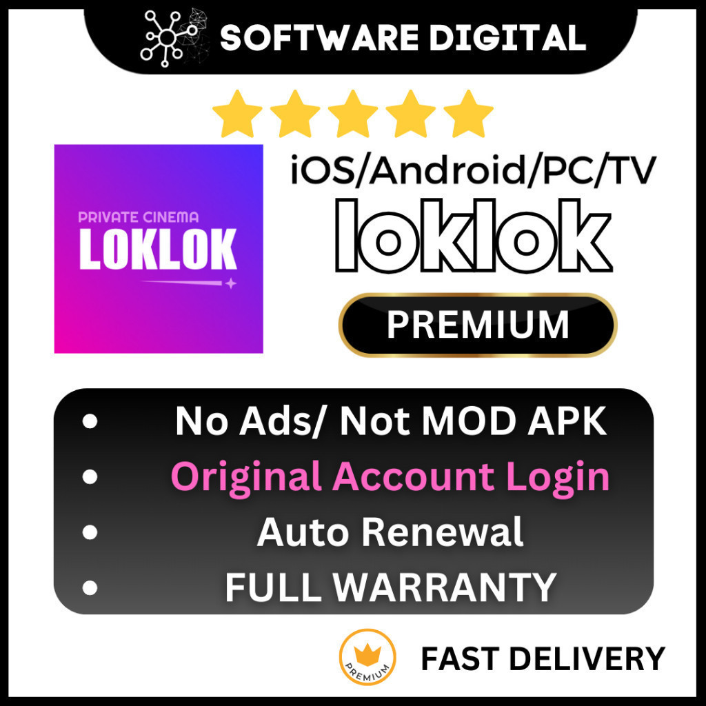 Loklok Premium Original Acc | 1080P No Ads | Korean Drama | Latest Movies - Shared Acc Fast Delivery 1120