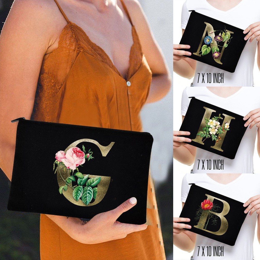Makeup bag Travel Makeup Storage Bag Cosmetic Bag Toiletry Essentials Bag Travel Wedding party gifts