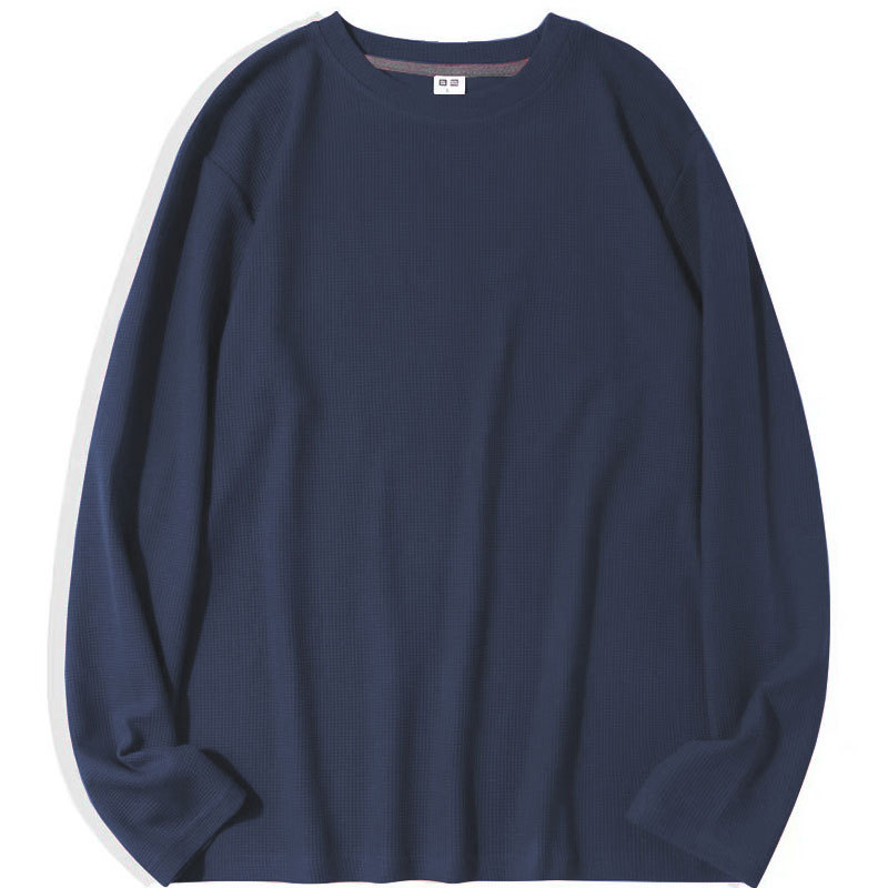 Baju T Lelaki Lengan Panjang  Kasual Longgar Baju T Tipis Unisex Plus Saiz Tee Lelaki Korea Atas