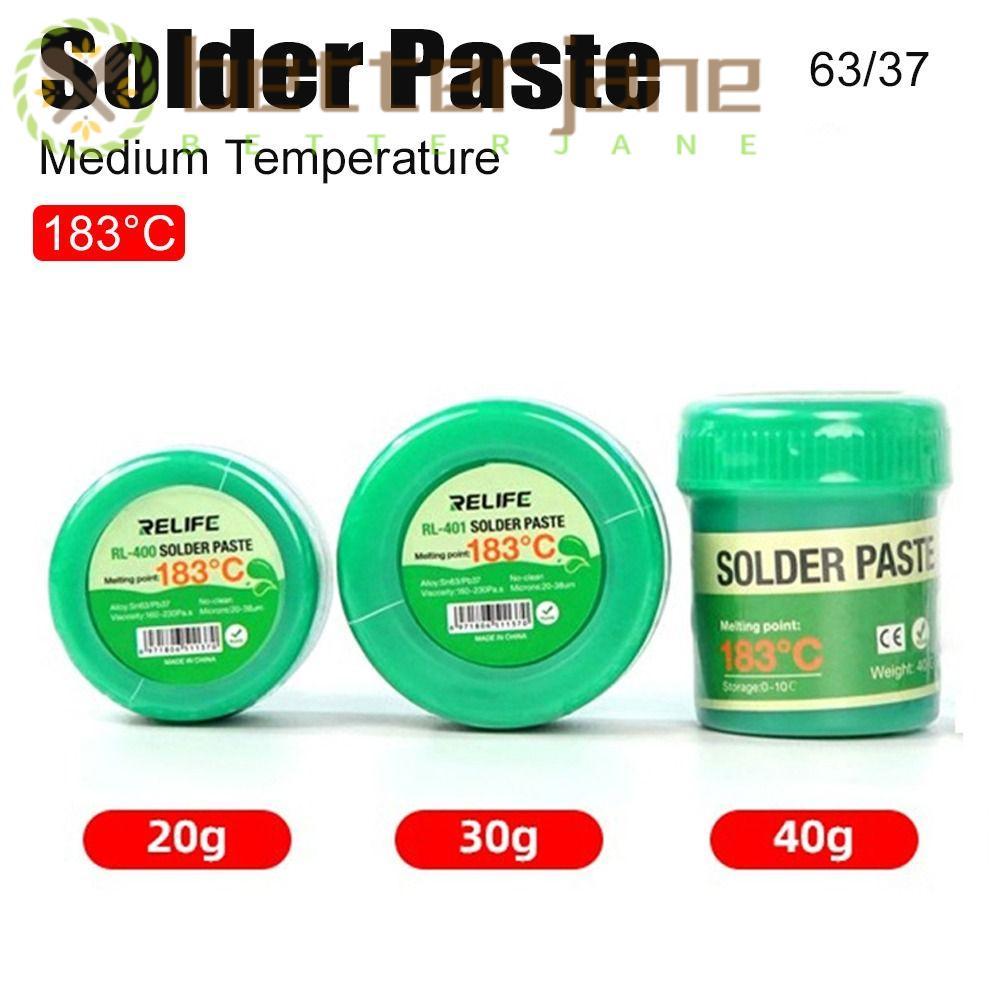 BETTER-JANE Welding Flux 183 DegreeC 63/37 Durable Soldering Oil Gel