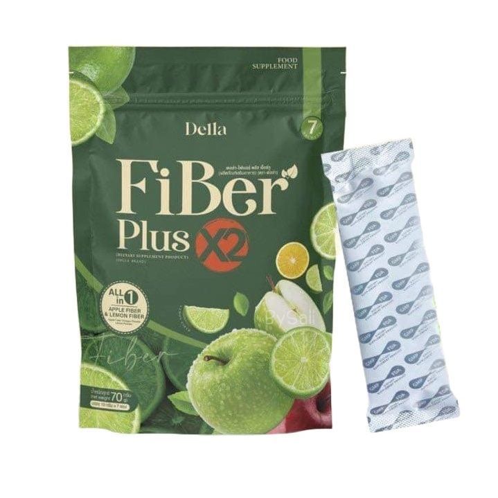 DELLA-Fiber Plus X2 X2 /1 Pack Has 7 Sachets.