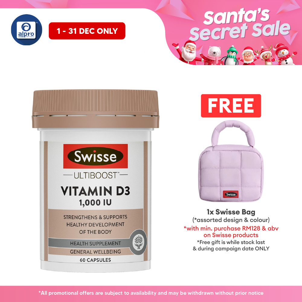 Swisse Ultiboost Vitamin D 60s | Supports Immune Health
