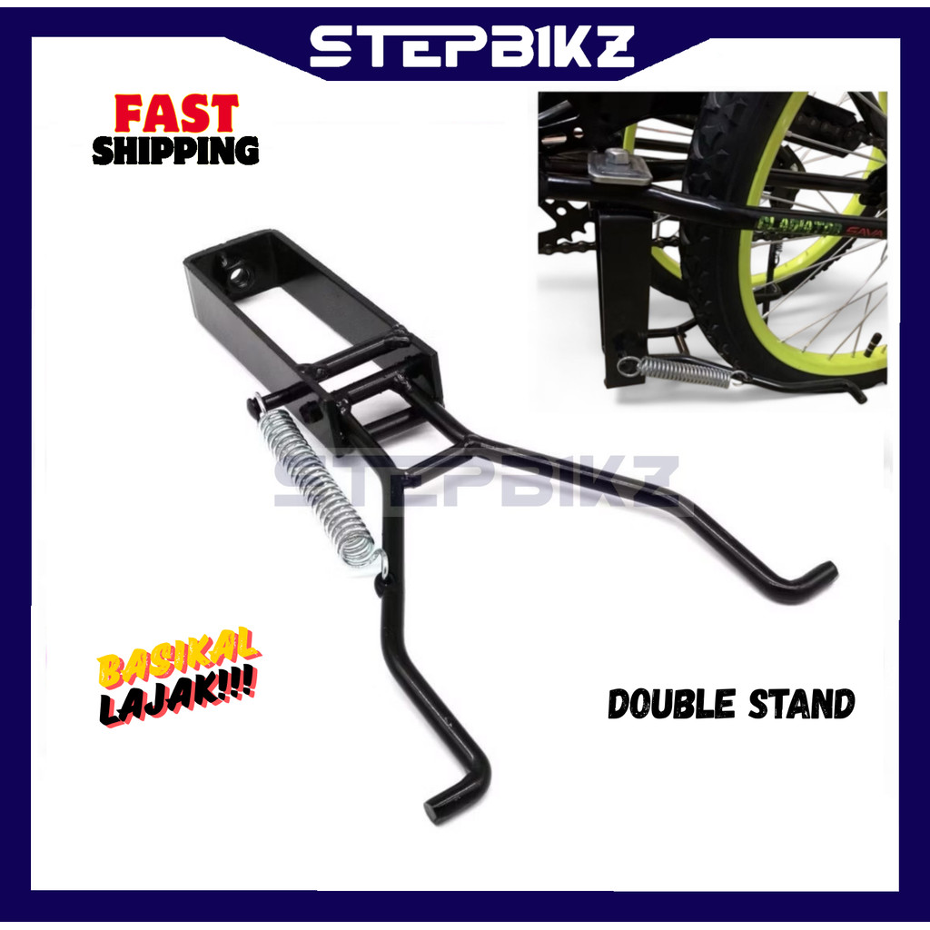 Tongkat Tengah Bicycle Center Double Stand BMX MTB Mount Bike Kickstand