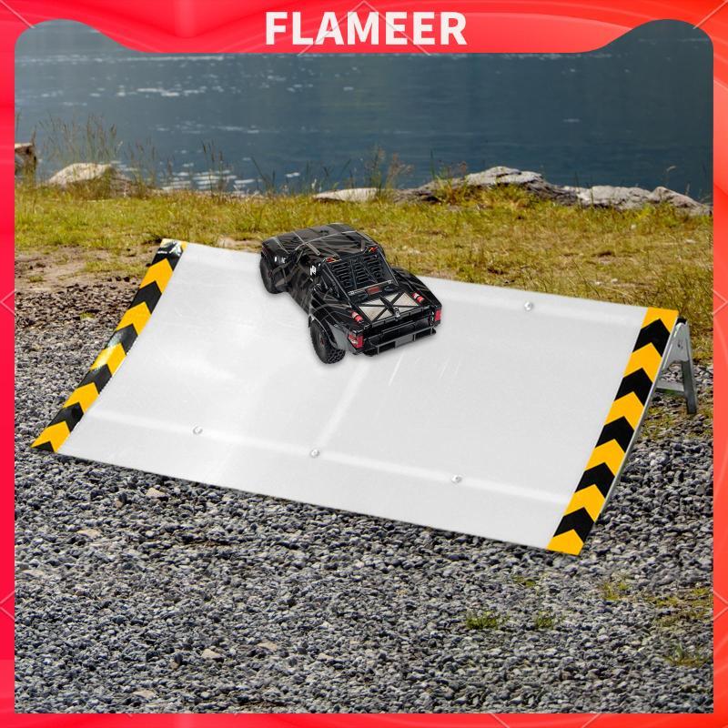 [FlameerMY] RC Car Ramp for Jumping Launch Foldable RC Stunt Takeoff Board Stunt Ramp Jumping Platform for Family Party Park, Lawn Backyard