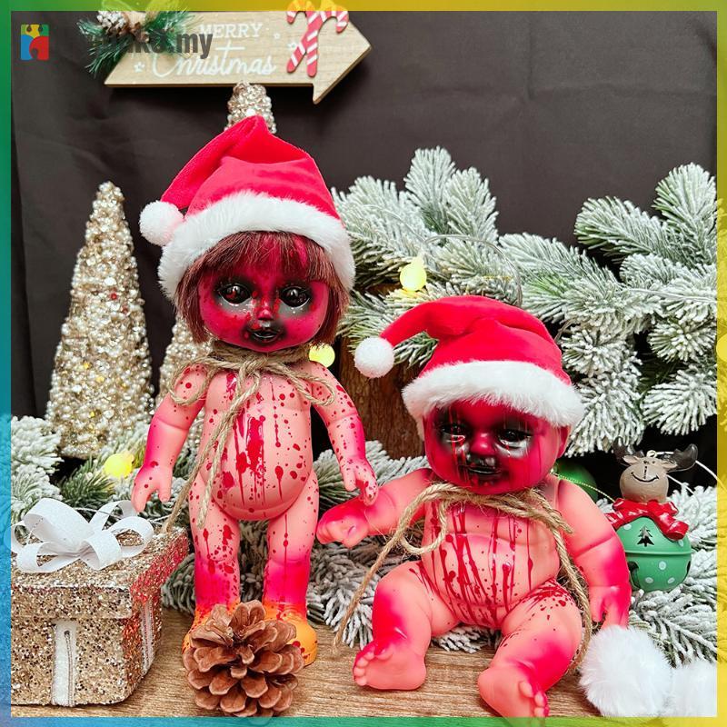 Mypink Horror Ghost Baby Hanging Doll Halloween Bar Ghost Courtyard Horror Doll Prop Ghost Festival Happy Halloween Day 2025 Decoration MY
