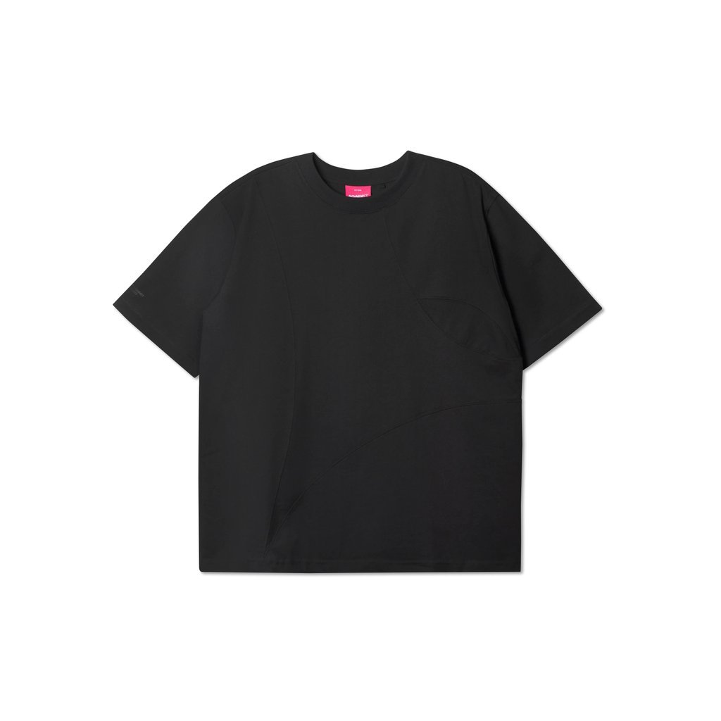 AGAINST LAB 10TH ANN' SPLIT LINES TEE (BLACK)