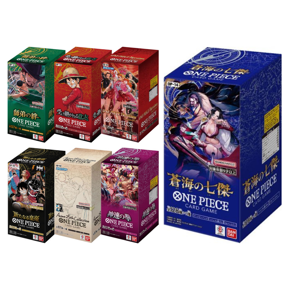 One Piece TCG Booster Box with Exclusive Character Cards