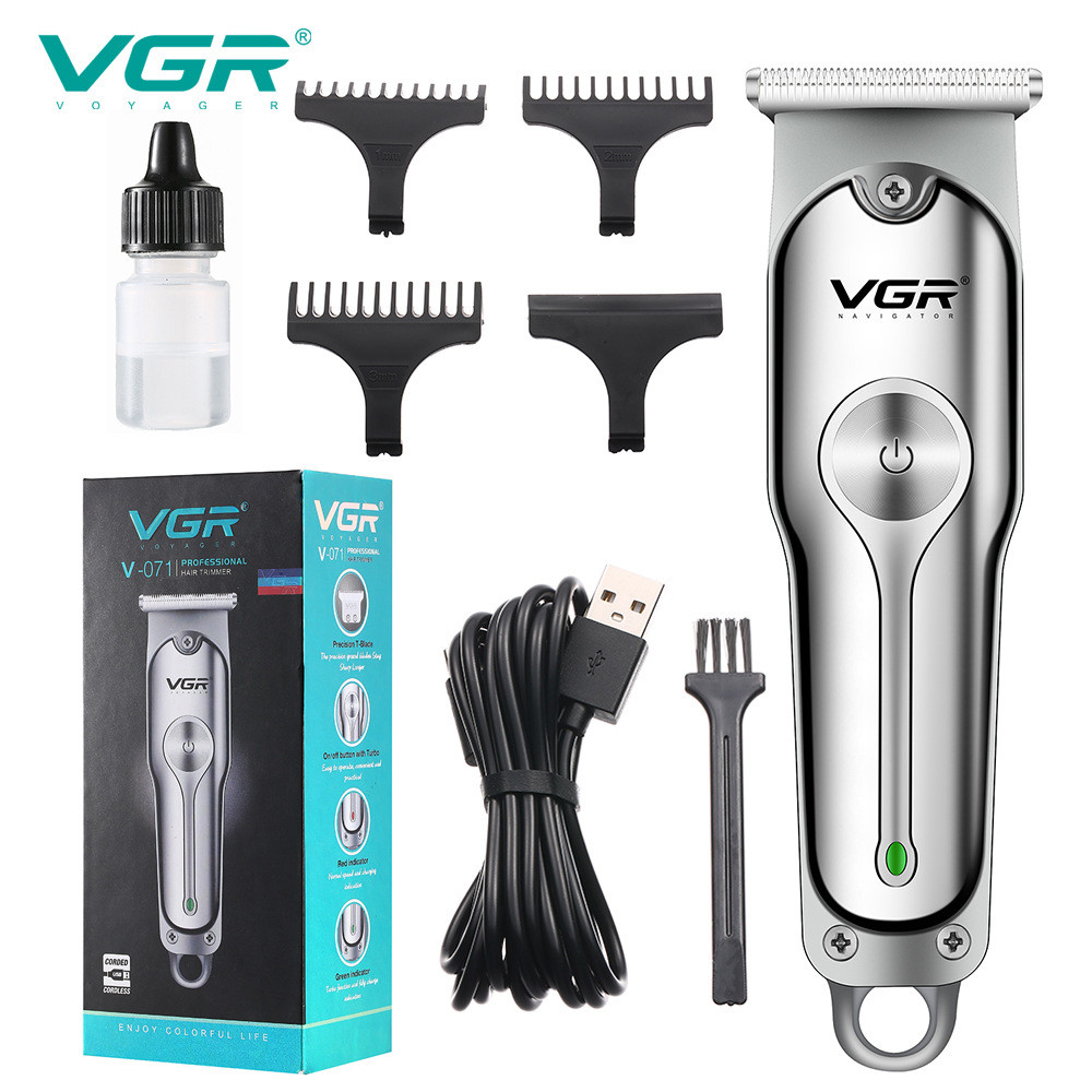 VGR V071 Hair Clipper Cordless Hair Trimmer Barber Clipper Trimmer Hair Cutting Grooming Kit Beard Trimmer