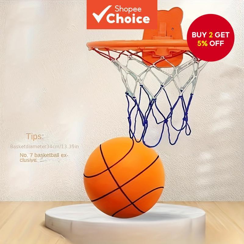 Silent Basketball, 2025 Upgrade Quiet Foam Basketball Indoor Training Ball, The Silent Basketball Dribbling Indoor, Foam Basketball Indoor Training Quiet Ball