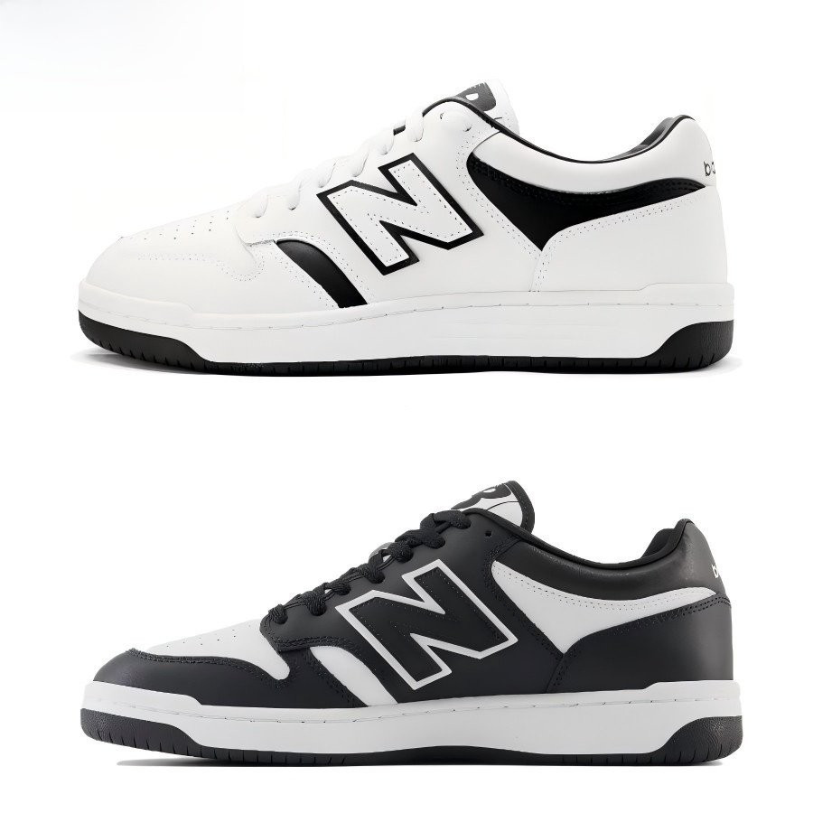 New Balance 480 low Casual Shoes D Last NB Retro Black White BB480LAB BB480LBA