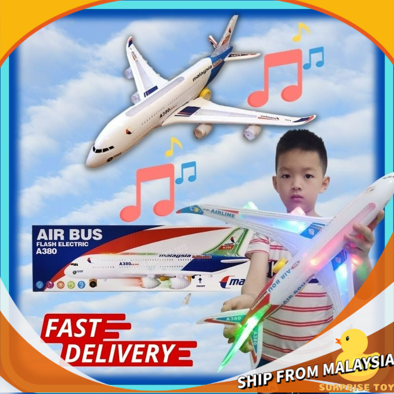 45cm airbus A380 aircraft moving eletric Aeroplane Toys Kids Electric Airplane Plane Toy With Flashing Light And Sound