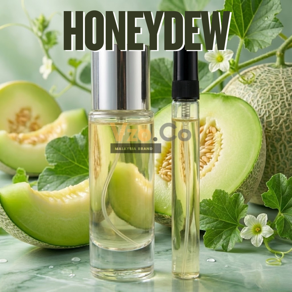 Perfume HONEYDEW | Long Lasting | Unisex Wangi Tahan Lama | Pilihan Haruman Wanita & Lelaki Terlaris