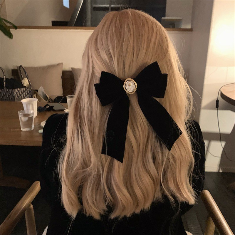 Large red bow hair clip, many hot trend models, Korean style - JOKI hot trend accessories