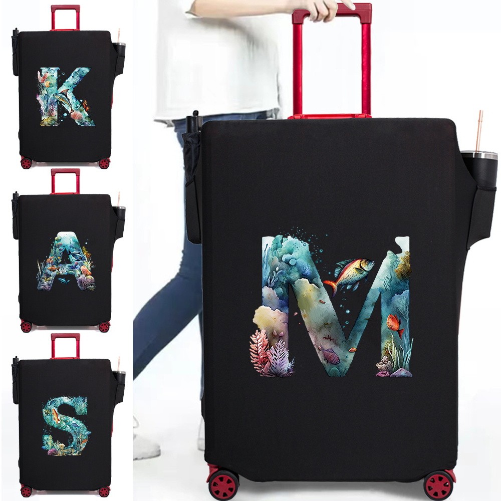 Fashion Section Only 18-32 Inch High Quality Luggage Cover Beautiful & Fashion Fish Letter Series