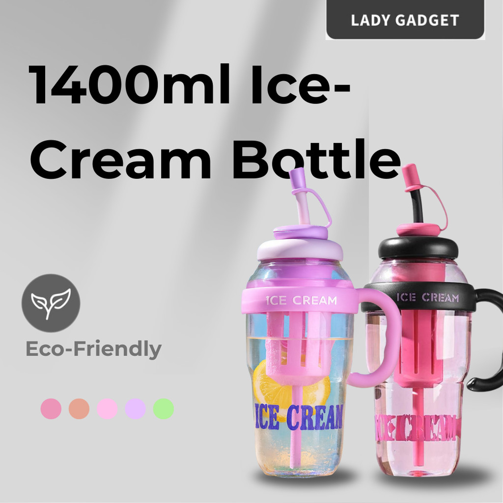 1.4L/1400ML Large Capacity Sports Water Bottle Drinking Water Cup Outdoor Portable Eco-Friendly |Botol Air Botol Minuman