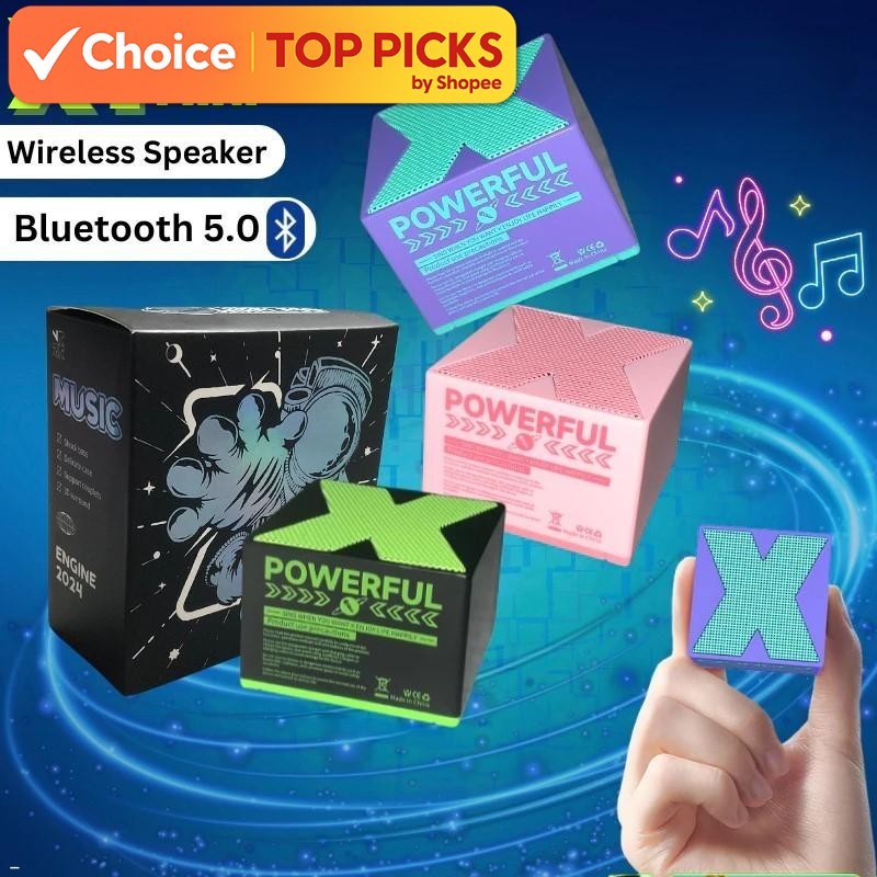 X1 Mini Wireless Bluetooth Speaker | 360° Stereo Surround Sound & Deep Bass | Portable Audio for Music & Calls