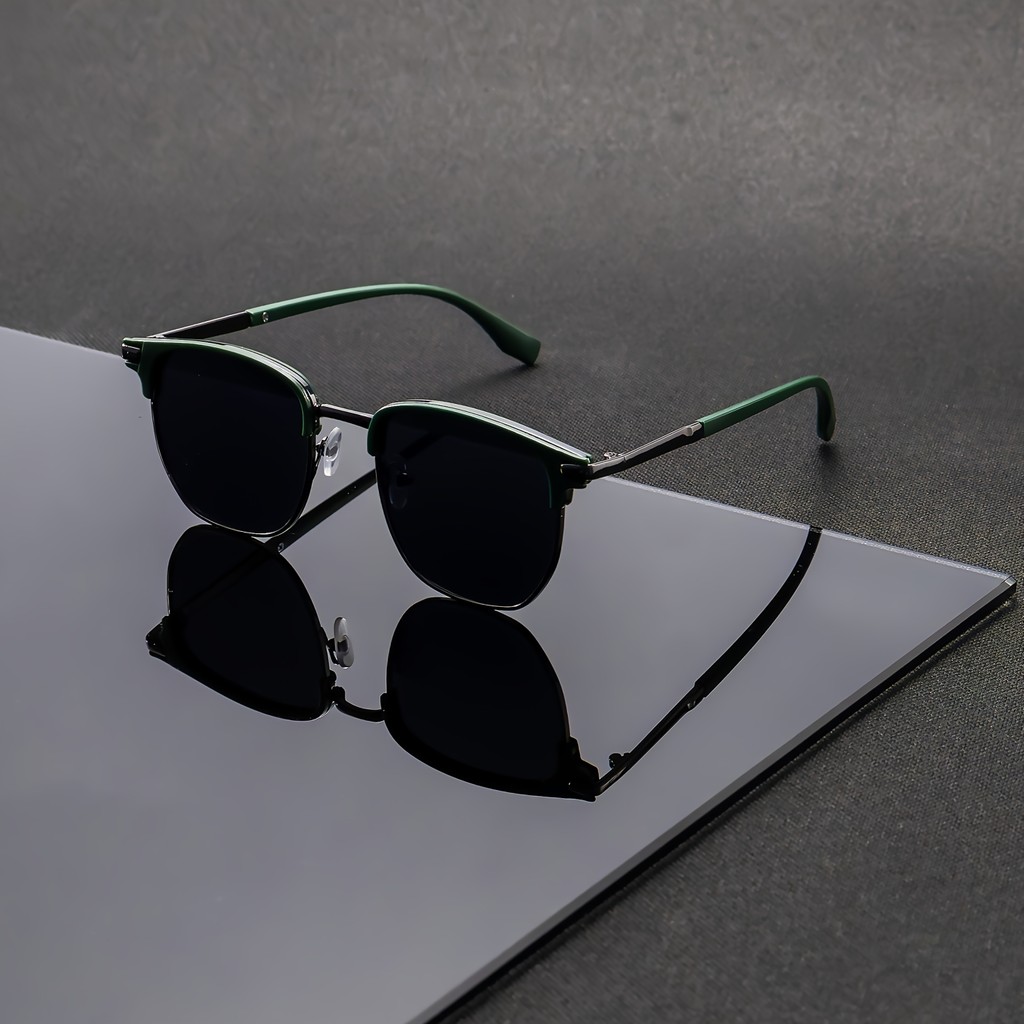 Retro Square Glasses Stylish Artistic Decorative Unisex For Daily Wear Perfect Gift Fashion Accessory