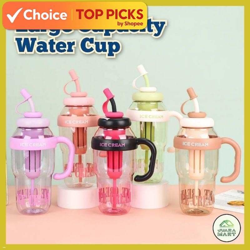 1300ml Big Mug Ins Style Water Cup High-looking straw kettle cute sports water cup Outdoor Travel Kettle