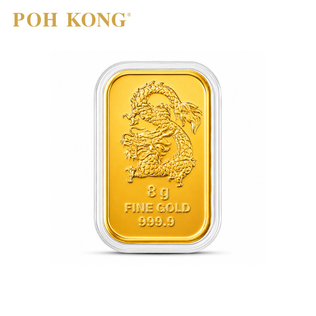POH KONG 999.9/24K 50th Anniversary Dragon Ascend Fine Gold Bar | Limited&hellip;