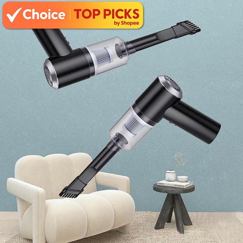 Wireless Handheld Car Vacuum Cleaner – Powerful Suction Mini Portable Cleaner, Low Noise, With Accessories And Filters
