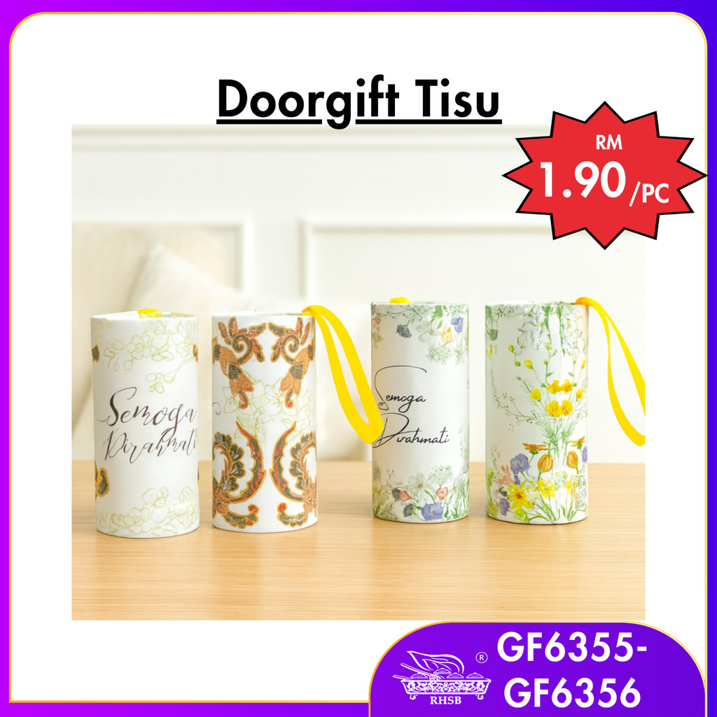 1PC Doorgift Tisu Eksklusif Kahwin / Wedding Souvenir / Car Tissue / Tisu Batik / Goodies Gift Murah