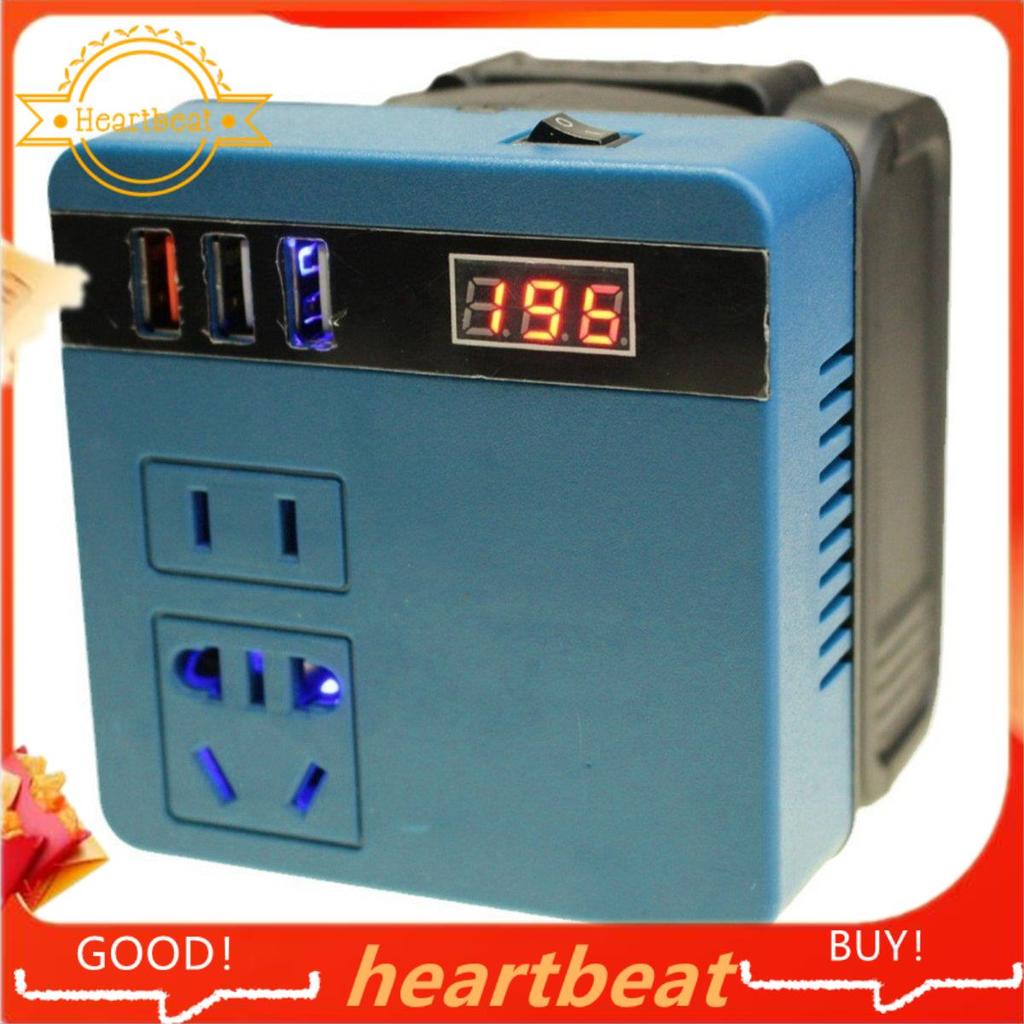 [Hot-Sale] Portable Inverter for  Lithium Battery, 220V AC/5V DC/20V Outdoor Operation Tool