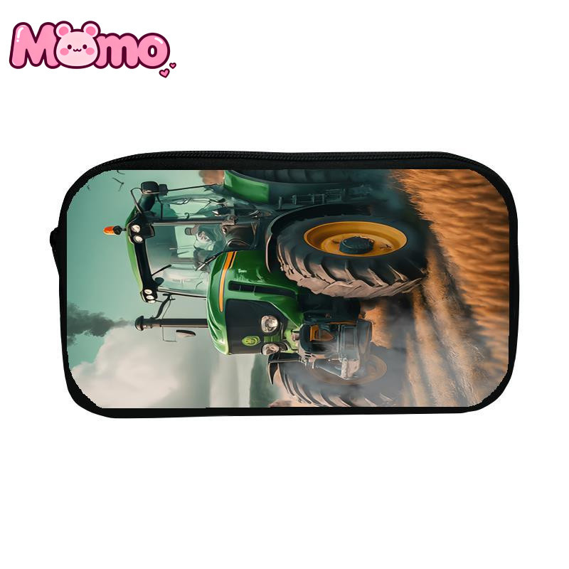 Farming Simulator pattern stationery storage bag for primary and secondary school students