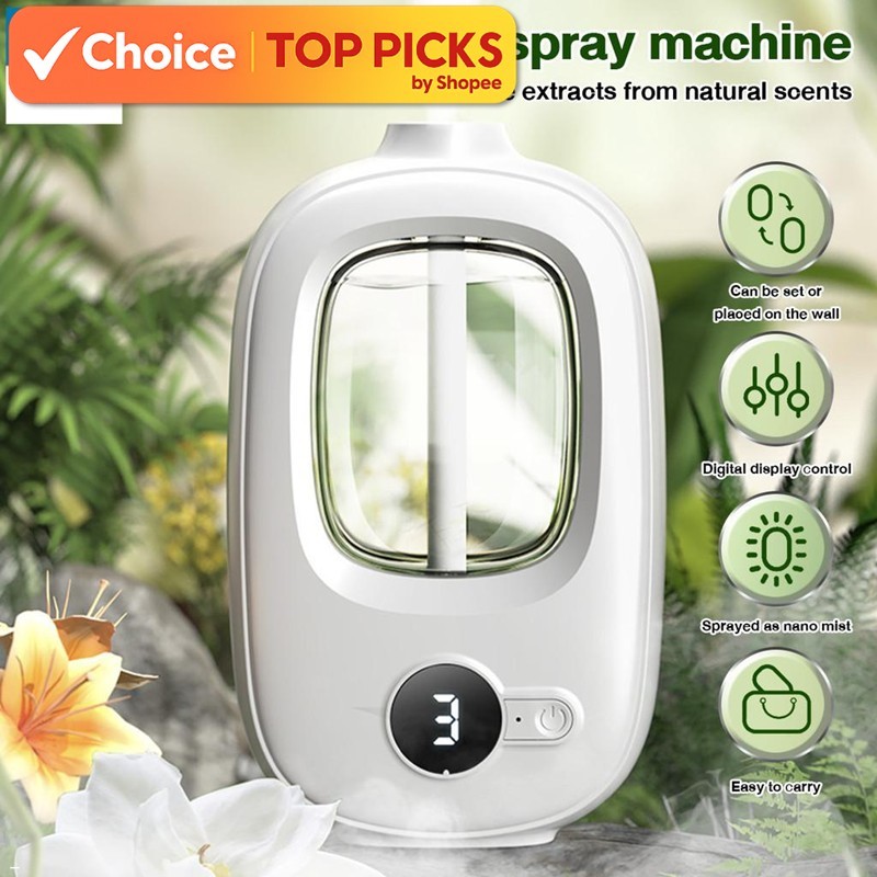 Wireless Aroma Diffuser – Automatic Air Fragrance & Aromatherapy Oil Humidifier for Home & Toilet Use