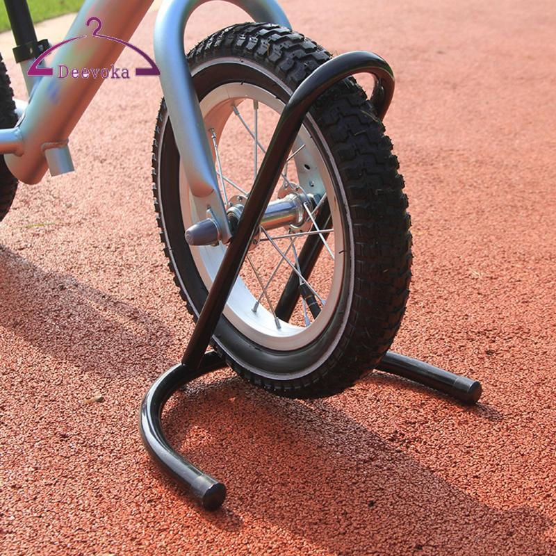 [deevoka] Kids Balance Bike Parking Rack Durable Aluminum Alloy Bicycle Stand Organizer for Home Apartment Garage