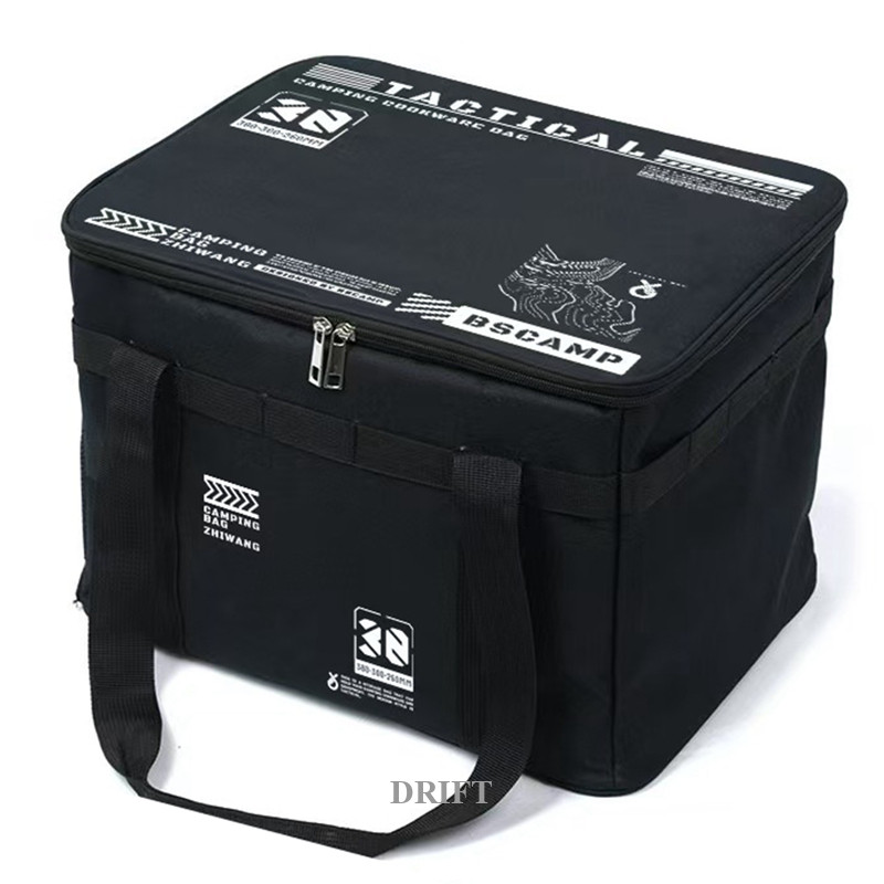 30L Tactical Camping Storage Bag Insulated Folding Box Waterproof Picnic Tableware Field Equipment Outdoor Gear Organizer 户外收纳包 Tas Simpanan Kemah Taktikal