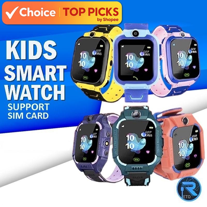Q12 / Q19 Kids Smartwatch With Camera Anti-Lost Kids Smart Watch Waterproof Jam Pintar Kanak-Kanak