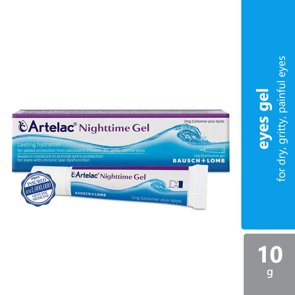 Artelac Nighttime Gel 10g | relief from dry eye symptoms
