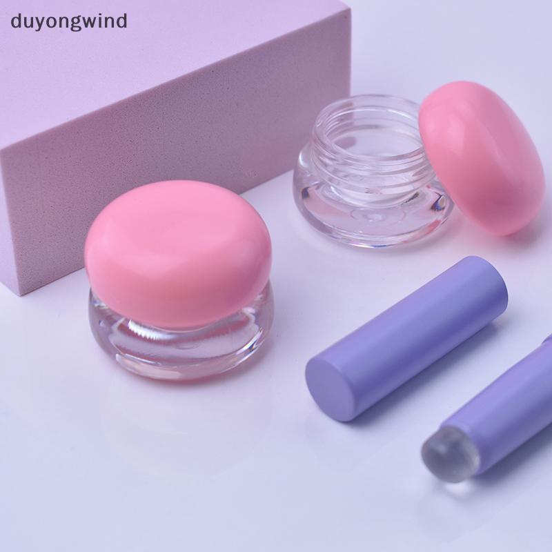 (duyongwind) 5g Cosmetic Empty Jar Pots Makeup Skincare Container Face Cream Box Lip Balm Box Refillable Lips Glaze Container Travel Packaging [NEW]