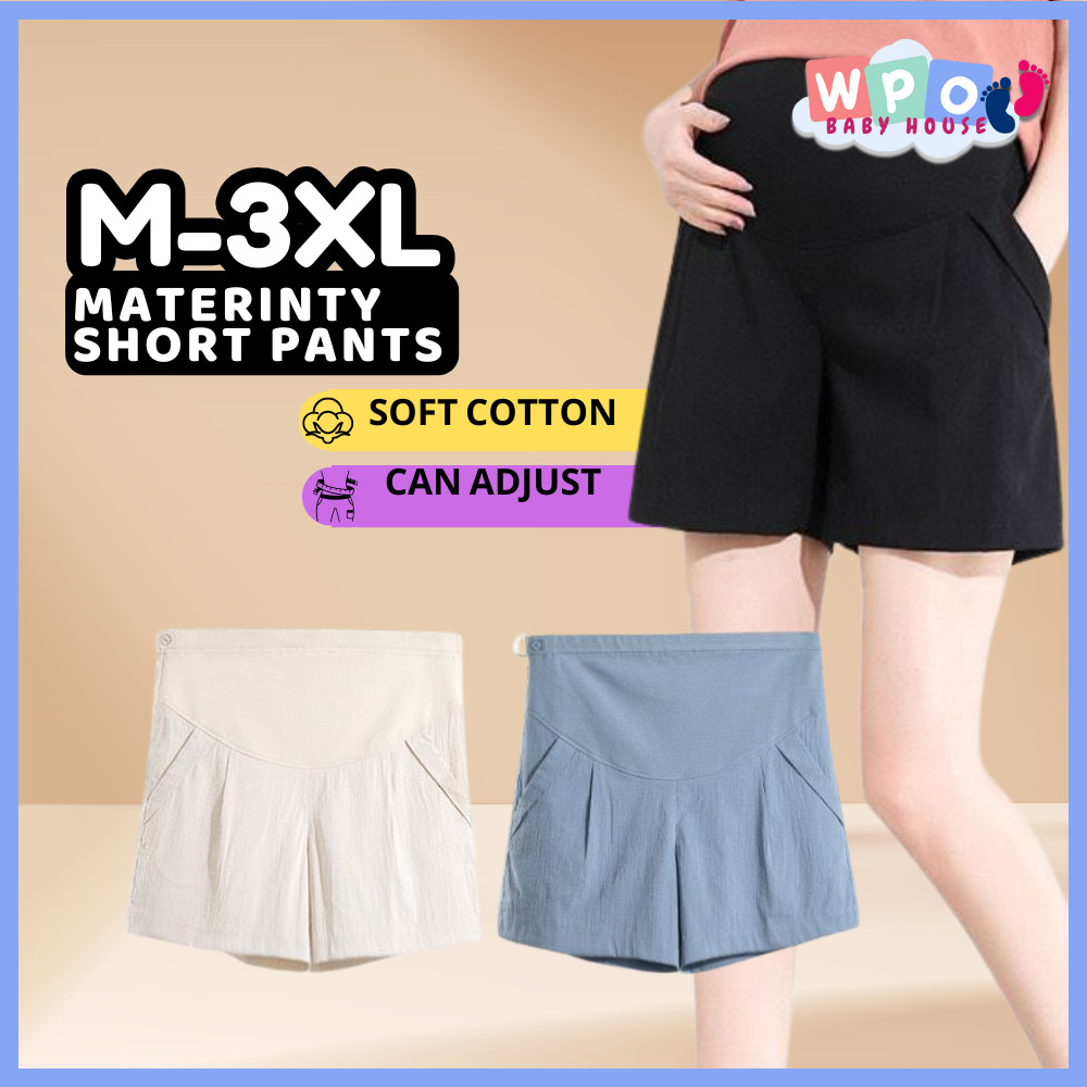 Maternity Short Pants Pregnancy Mother Wear Clothing Pants Seluar Mengandung