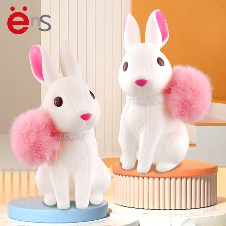 Cute Piggy Bank Piggy Bank Rabbit Creative Rabbit Piggy Bank Cute Gift Doll Vinyl Gift Children 8O0P