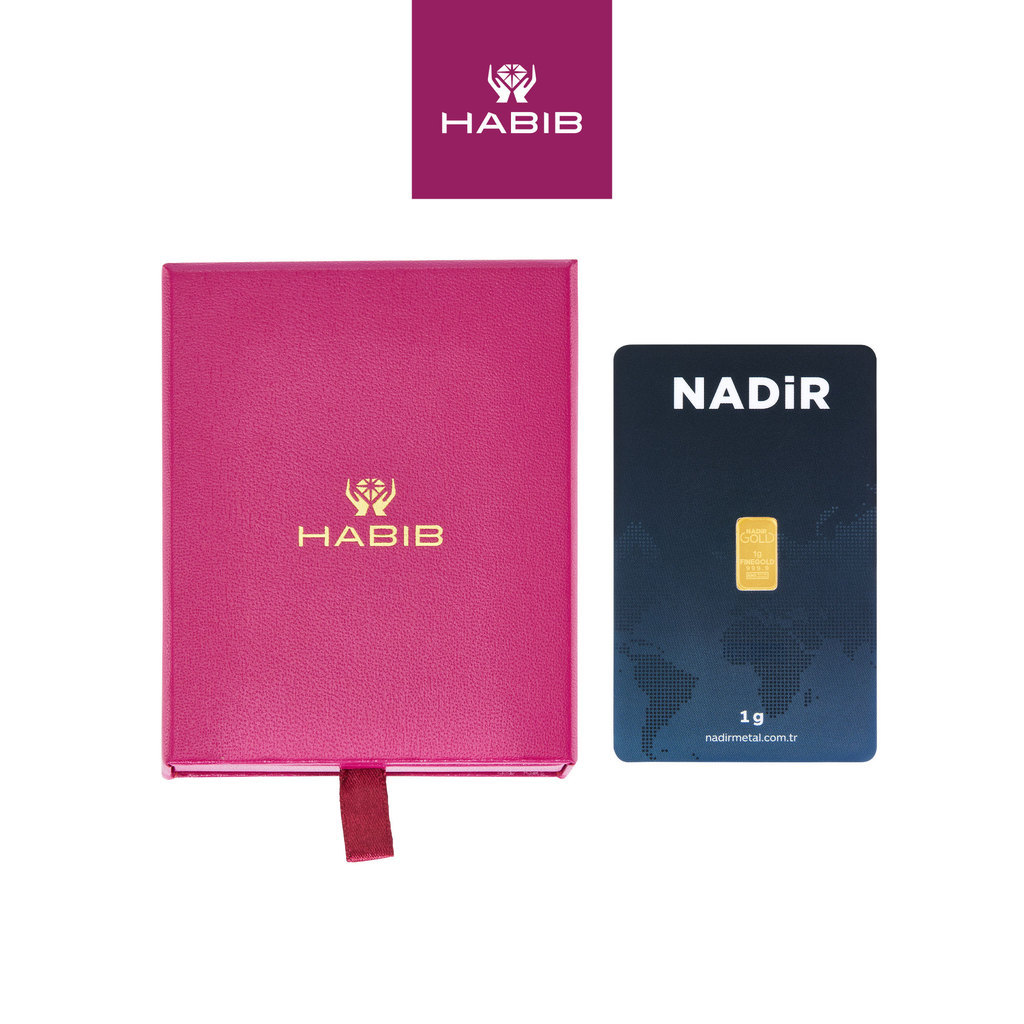 999.9 Gold Bar (1g) - Produced by an LBMA Good Delivery List Refiner, Nadir Metal Refinery